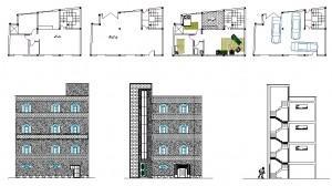 آپارتمان مسکونی (۳ طبقه+پیلوت) هر طبقه حدود ۷۶ متر به همراه دیتیل